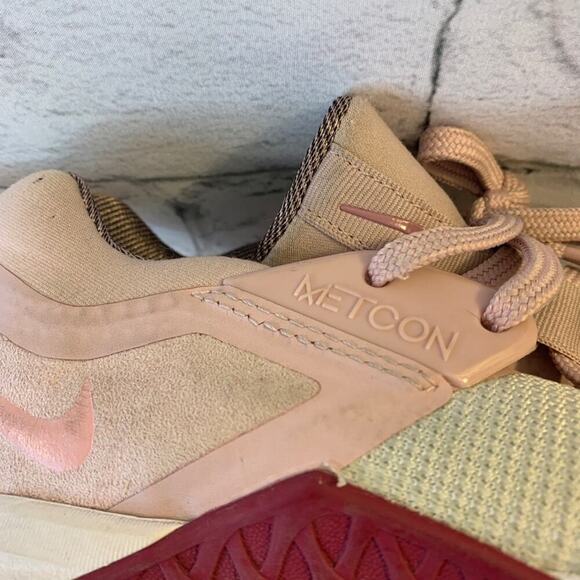 NIKE Women’s MetCon FlyKnit 3 Pink Sneakers / Size: 8.5 - Picture 5 of 13